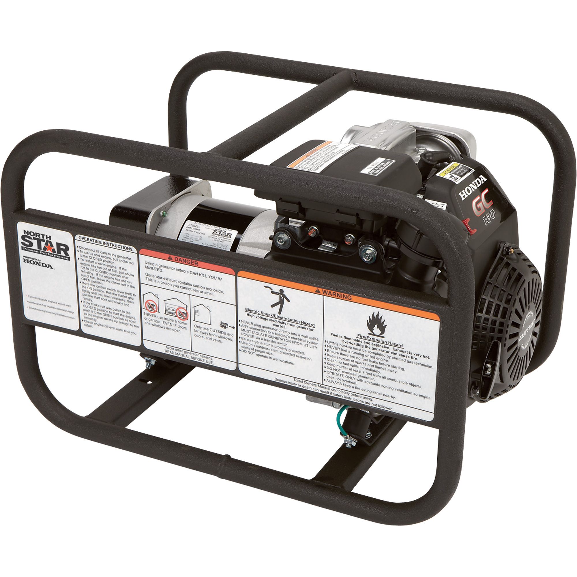 Please see replacement Item# 165650. NorthStar Portable Generator, 2700 Surge Watts, 2400 Rated Watts, EPA and CARB Compliant